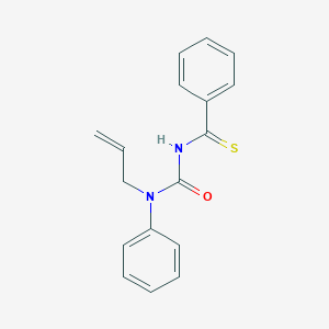 molecular formula C17H16N2OS B4135444 3-(Benzenecarbonothioyl)-1-phenyl-1-prop-2-enylurea 