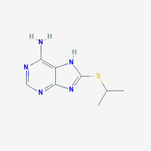 molecular formula C8H11N5S B413575 8-(Isopropylsulfanyl)-9H-purin-6-amine 