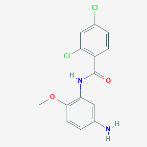 B413620 N-(5-amino-2-methoxyphenyl)-2,4-dichlorobenzamide CAS No. 330990-47-1