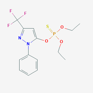 molecular formula C14H16F3N2O3PS B041365 Flupyrazofos CAS No. 122431-24-7