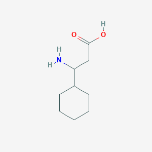 molecular formula C9H17NO2 B041366 3-Amino-3-cyclohexylpropanoic acid CAS No. 129042-71-3