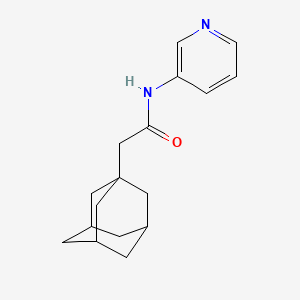 molecular formula C17H22N2O B4136955 2-(1-adamantyl)-N-pyridin-3-ylacetamide 