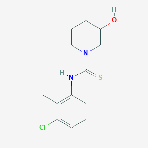 molecular formula C13H17ClN2OS B4137551 N-(3-chloro-2-methylphenyl)-3-hydroxypiperidine-1-carbothioamide 