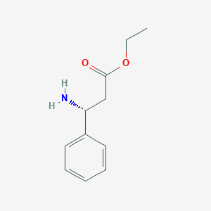 molecular formula C11H15NO2 B041379 (R)-Ethyl 3-amino-3-phenylpropanoate CAS No. 3082-68-6