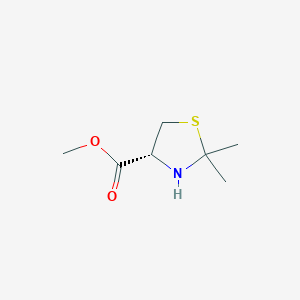 molecular formula C7H13NO2S B041380 L-2,2-Dimethylthiazolidine-4-carboxylic Acid Methyl Ester CAS No. 19907-59-6