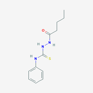molecular formula C12H17N3OS B4138426 1-Valeroyl-4-phenyl-3-thiosemicarbazide 