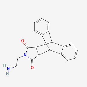 molecular formula C20H18N2O2 B4138503 17-(2-Aminoethyl)-17-azapentacyclo[6.6.5.02,7.09,14.015,19]nonadeca-2,4,6,9,11,13-hexaene-16,18-dione 