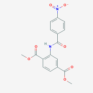 Dimethyl 2-[(4-nitrobenzoyl)amino]terephthalate