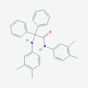 N-(3,4-dimethylphenyl)-2-[(3,4-dimethylphenyl)amino]-2,2-diphenylacetamide