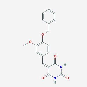 5-[4-(Benzyloxy)-3-methoxybenzylidene]pyrimidine-2,4,6(1h,3h,5h)-trione