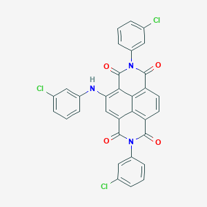 4-(3-chloroanilino)-2,7-bis(3-chlorophenyl)benzo[lmn][3,8]phenanthroline-1,3,6,8(2H,7H)-tetrone