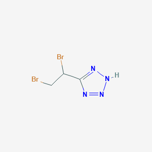 molecular formula C3H4Br2N4 B413917 5-(1,2-dibromoethyl)-1H-tetrazole CAS No. 339348-36-6