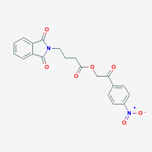 2-{4-nitrophenyl}-2-oxoethyl 4-(1,3-dioxo-1,3-dihydro-2H-isoindol-2-yl)butanoate