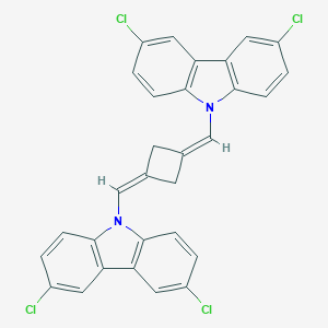 3,6-dichloro-9-({3-[(3,6-dichloro-9H-carbazol-9-yl)methylene]cyclobutylidene}methyl)-9H-carbazole