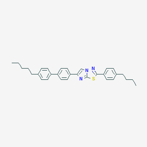 2-(4-Butylphenyl)-6-(4'-pentylbiphenyl-4-yl)imidazo[2,1-b][1,3,4]thiadiazole