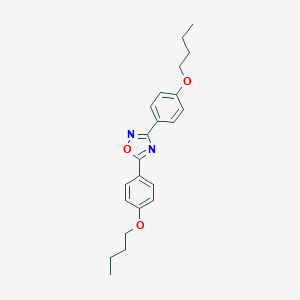 molecular formula C22H26N2O3 B413982 3,5-Bis(4-butoxyphenyl)-1,2,4-oxadiazole 