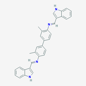 N-(1H-indol-3-ylmethylene)-N-{4'-[(1H-indol-3-ylmethylene)amino]-3,3'-dimethyl[1,1'-biphenyl]-4-yl}amine