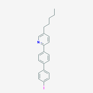 2-[4-(4-Iodophenyl)phenyl]-5-pentylpyridine