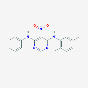 4,6-Bis(2,5-dimethylanilino)-5-nitropyrimidine