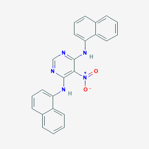 5-Nitro-4,6-bis(1-naphthylamino)pyrimidine