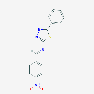 2-({4-Nitrobenzylidene}amino)-5-phenyl-1,3,4-thiadiazole