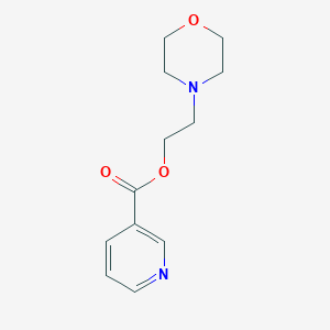 molecular formula C12H16N2O3 B414023 2-(4-Morpholinyl)ethyl nicotinate CAS No. 93202-76-7