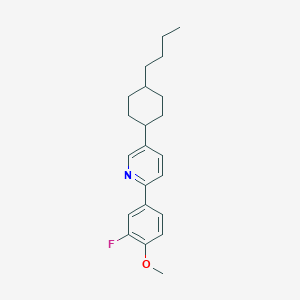 molecular formula C22H28FNO B414028 5-(4-Butylcyclohexyl)-2-(3-fluoro-4-methoxyphenyl)pyridine CAS No. 302602-59-1