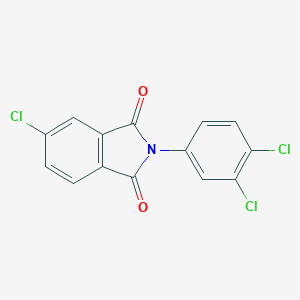 molecular formula C14H6Cl3NO2 B414029 5-chloro-2-(3,4-dichlorophenyl)-1H-isoindole-1,3(2H)-dione 