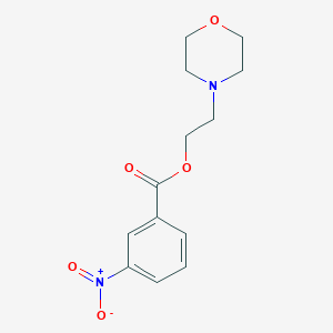 molecular formula C13H16N2O5 B414032 2-(4-Morpholinyl)ethyl 3-nitrobenzoate 