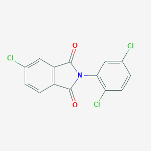 molecular formula C14H6Cl3NO2 B414033 5-Chloro-2-(2,5-dichloro-phenyl)-isoindole-1,3-dione 