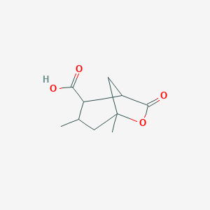 3,5-Dimethyl-7-oxo-6-oxabicyclo[3.2.1]octane-2-carboxylic acid