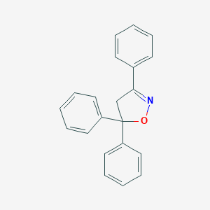 molecular formula C21H17NO B414047 3,5,5-Triphenyl-4,5-dihydroisoxazole 