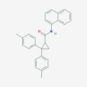 2,2-bis(4-methylphenyl)-N-(1-naphthyl)cyclopropanecarboxamide