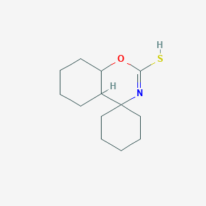 molecular formula C13H21NOS B414119 4-{[4-(4-Fluorophenyl)piperazin-1-yl]carbonyl}-2-(3-methoxyphenyl)quinoline CAS No. 330952-05-1