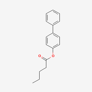 molecular formula C17H18O2 B4141259 (4-Phenylphenyl) pentanoate 