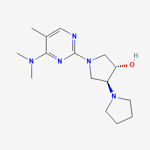 (3'S*,4'S*)-1'-[4-(dimethylamino)-5-methylpyrimidin-2-yl]-1,3'-bipyrrolidin-4'-ol
