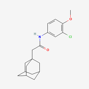 2-(1-adamantyl)-N-(3-chloro-4-methoxyphenyl)acetamide