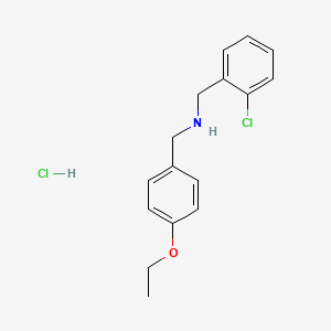 molecular formula C16H19Cl2NO B4142233 (2-chlorobenzyl)(4-ethoxybenzyl)amine hydrochloride 