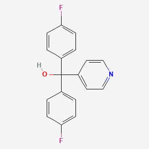 molecular formula C18H13F2NO B4142282 Bis(4-fluorophenyl)(pyridin-4-yl)methanol 