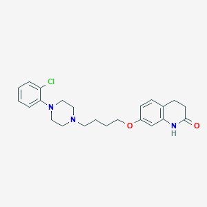 molecular formula C23H28ClN3O2 B041424 Deschloroaripiprazole CAS No. 203395-81-7