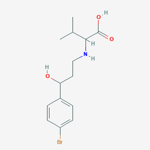molecular formula C14H20BrNO3 B4142427 N-[3-(4-bromophenyl)-3-hydroxypropyl]valine 