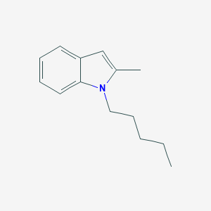 molecular formula C14H19N B041429 2-Methyl-1-pentylindole CAS No. 42951-36-0