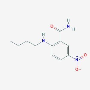 molecular formula C11H15N3O3 B4143002 2-(butylamino)-5-nitrobenzamide CAS No. 83909-59-5