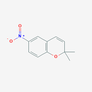 molecular formula C11H11NO3 B041431 6-Nitro-2,2-dimethylchromene CAS No. 33143-28-1