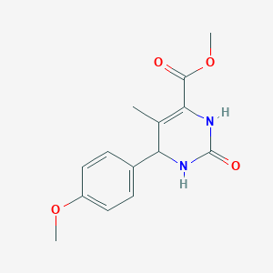 molecular formula C14H16N2O4 B414370 methyl 4-(4-methoxyphenyl)-5-methyl-2-oxo-3,4-dihydro-1H-pyrimidine-6-carboxylate CAS No. 331658-40-3
