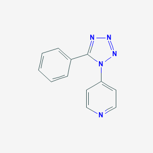 molecular formula C12H9N5 B414388 4-(5-phenyl-1H-tetraazol-1-yl)pyridine CAS No. 57761-77-0