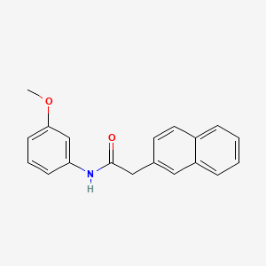 molecular formula C19H17NO2 B4144179 N-(3-methoxyphenyl)-2-(2-naphthyl)acetamide 