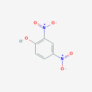 molecular formula C6H4N2O5<br>C6H4N2O5<br>C6H3(OH)(NO2)2 B041442 2,4-Dinitrophenol CAS No. 51-28-5