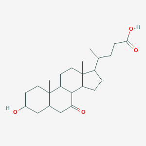 molecular formula C24H38O4 B041447 3-Hydroxy-7-oxocholan-24-oic acid CAS No. 4651-67-6
