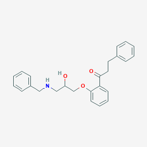 molecular formula C25H27NO3 B041455 N-Depropyl N-Benzyl Propafenone CAS No. 178691-47-9